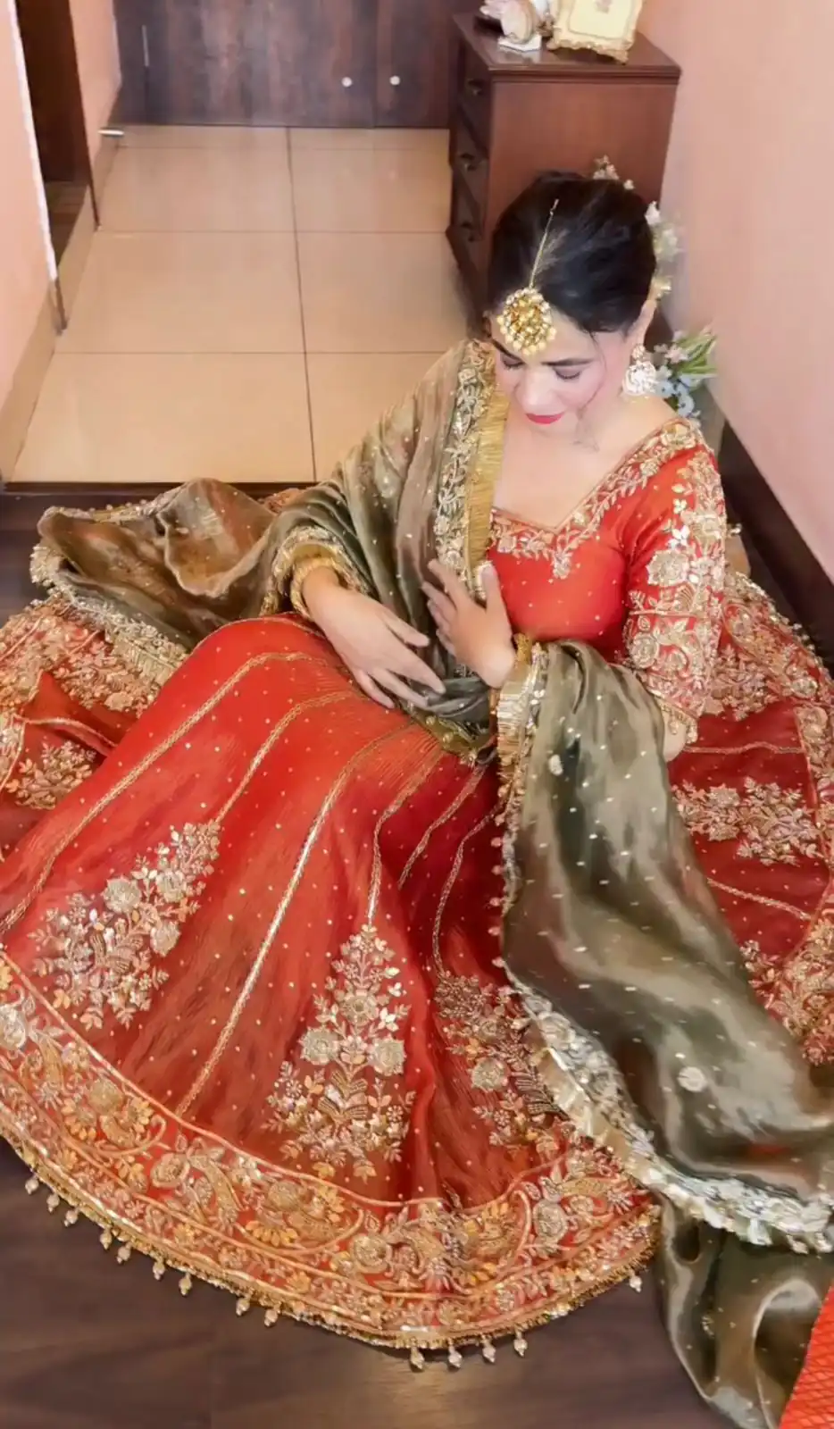 Orange JC Silk Embroidery Lace Work Gown | Gowns, Bollywood Gowns, Creative Gowns, Designer Gowns, Embroidered Gowns, Party Wear Gowns