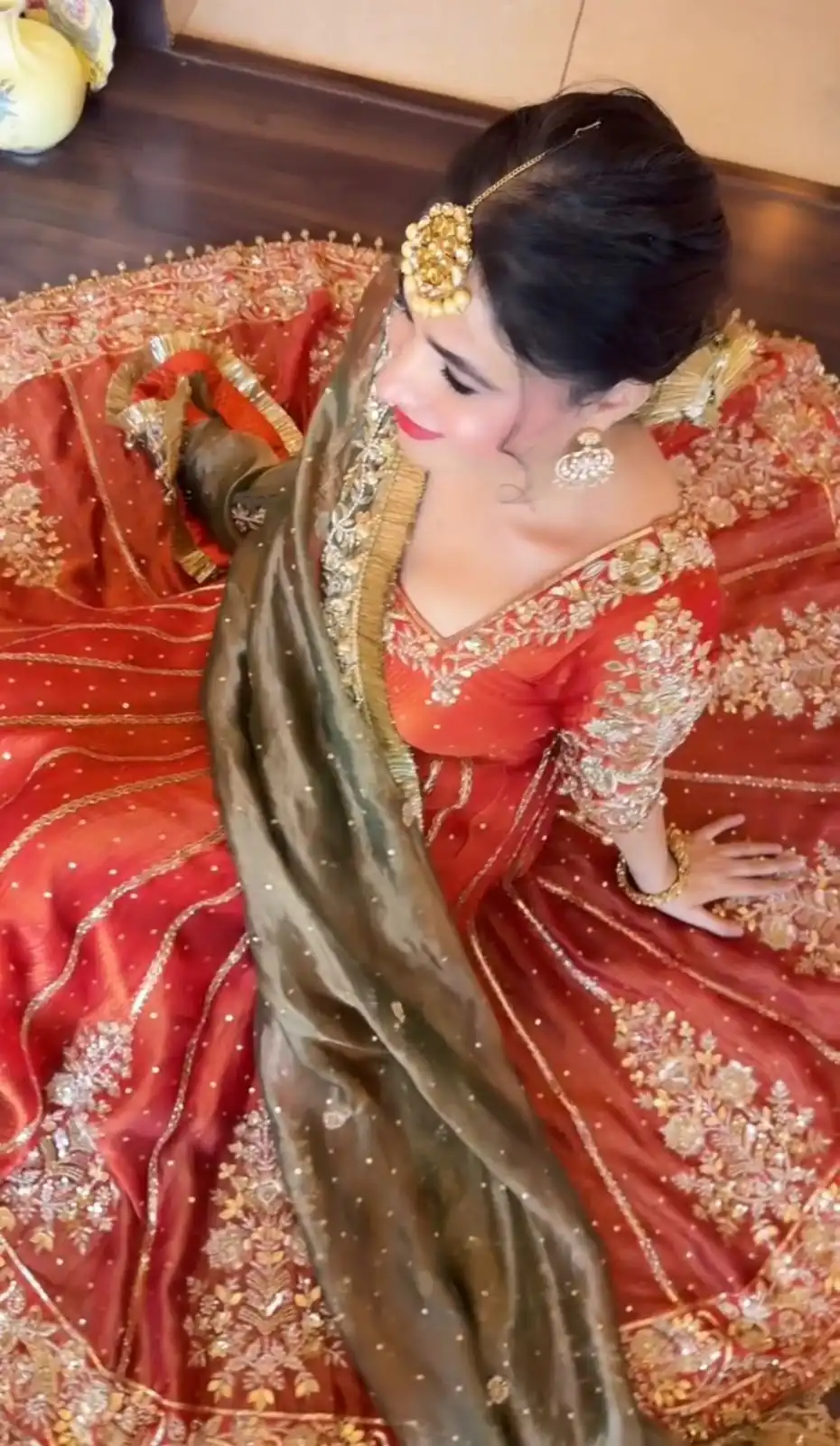 Orange JC Silk Embroidery Lace Work Gown | Gowns, Bollywood Gowns, Creative Gowns, Designer Gowns, Embroidered Gowns, Party Wear Gowns