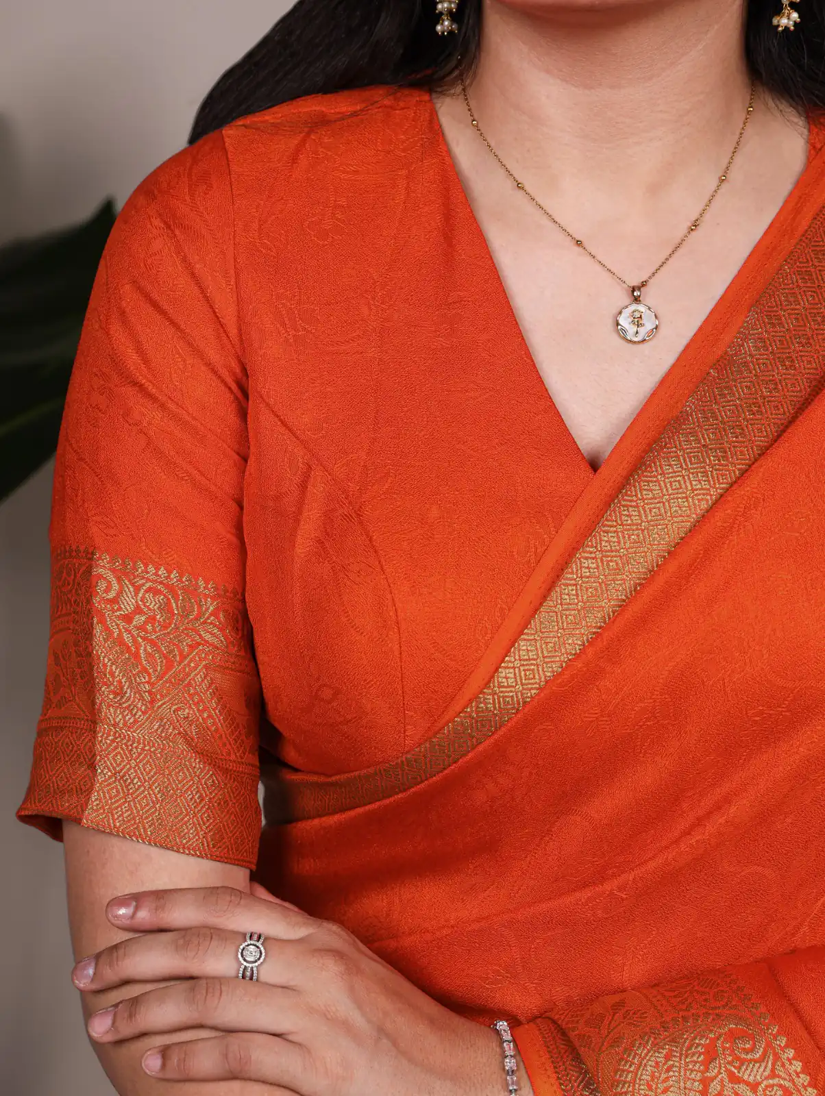 Orange Mass Mello Zari Work Saree | Sarees, Bollywood Sarees, Creative Sarees, Designer Sarees, Embroidered Sarees, Ethnic Saree, Modern Digital sarees, Party Wear Sarees