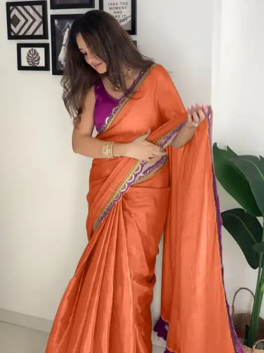 Orange Pure Erode Silk Saree | Sarees, Bollywood Sarees, Creative Sarees, Designer Sarees, Embroidered Sarees, Ethnic Saree, Modern Digital sarees, Party Wear Sarees