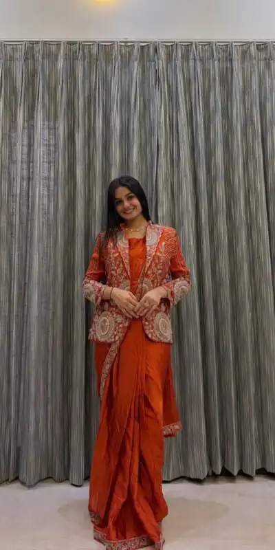 Orange Rangoli Silk Lace Embroidery Work Saree | Sarees, Bollywood Sarees, Creative Sarees, Designer Sarees, Embroidered Sarees, Ethnic Saree, Modern Digital sarees, Party Wear Sarees