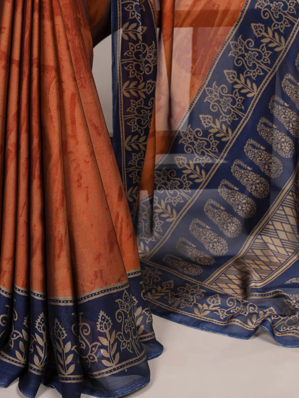 Orange Rangoli Silk Printed Saree | Sarees, Bollywood Sarees, Creative Sarees, Designer Sarees, Embroidered Sarees, Ethnic Saree, Modern Digital sarees, Party Wear Sarees
