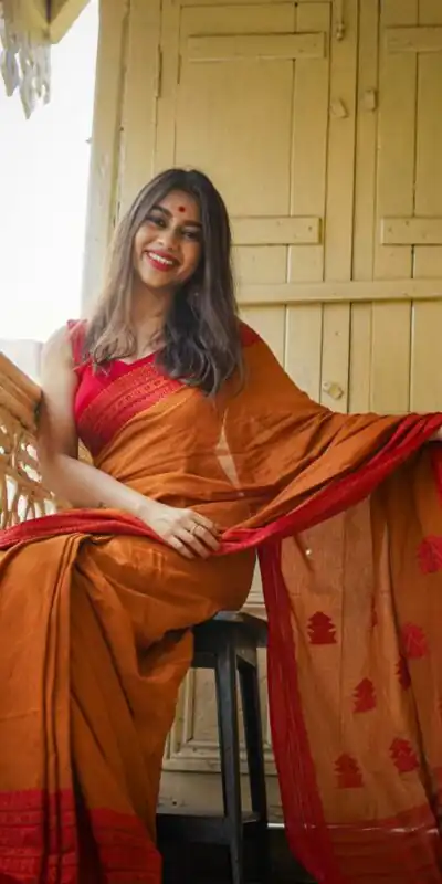 Orange Soft Lilan Slab All Over Weaving Work Saree | Sarees, Bollywood Sarees, Creative Sarees, Designer Sarees, Embroidered Sarees, Ethnic Saree, Modern Digital sarees, Party Wear Sarees