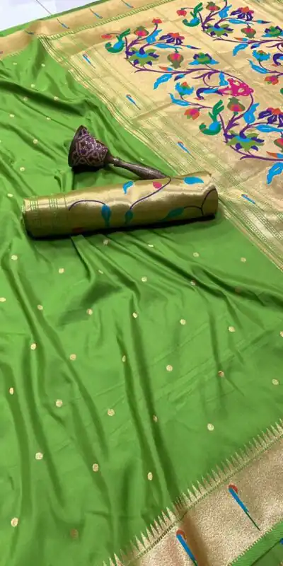Parrot Green Pure Banarasi Silk Zari Work Saree | Sarees, Bollywood Sarees, Creative Sarees, Designer Sarees, Embroidered Sarees, Ethnic Saree, Modern Digital sarees, Party Wear Sarees