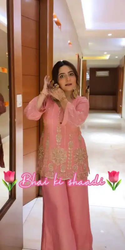 Peach Chinon Lace Embroidery Work Salwar Suit | Jump Suits, Salwar suit, Casual Suits, Creative suits, Designer Suits, Palazzo Suits, Party Wear Suits, Patiala Suits, Straight Suits