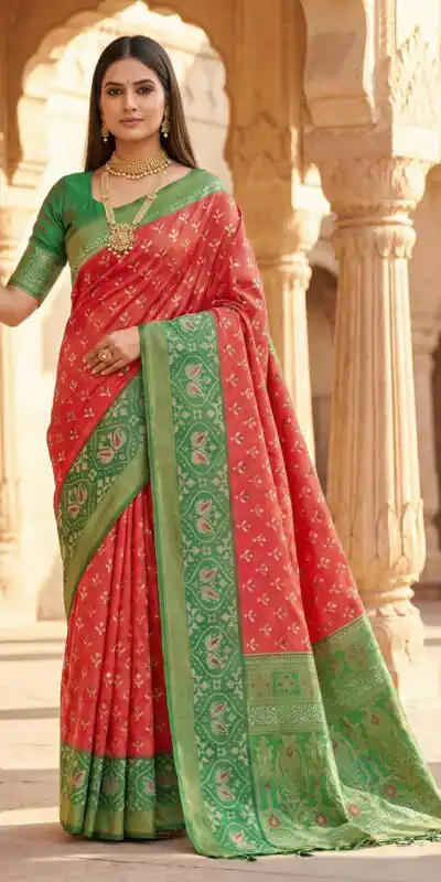Peach Pochampalli Silk Zari Woven Work Saree | Sarees, Bollywood Sarees, Creative Sarees, Designer Sarees, Embroidered Sarees, Ethnic Saree, Modern Digital sarees, Party Wear Sarees