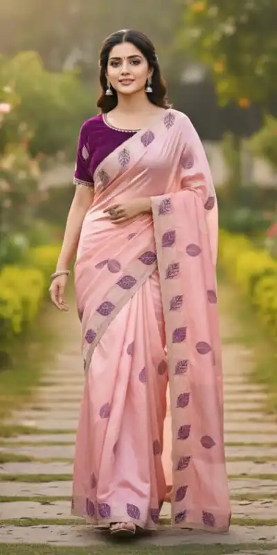 Peach Soft Fandy Silk Embroidery Lace Work Saree | Sarees, Bollywood Sarees, Creative Sarees, Designer Sarees, Embroidered Sarees, Ethnic Saree, Modern Digital sarees, Party Wear Sarees