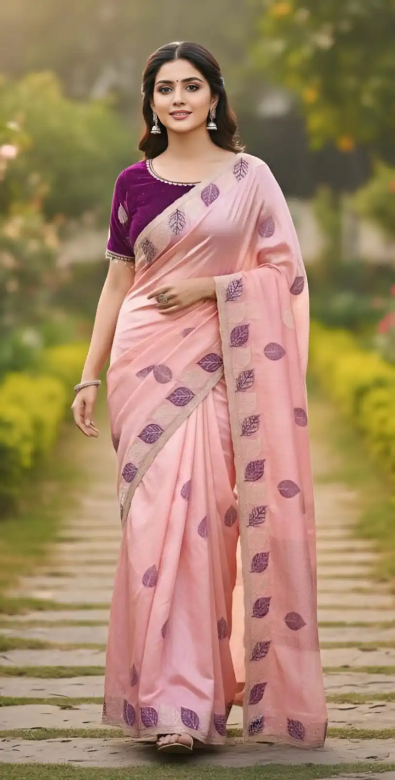 Peach Soft Fandy Silk Embroidery Lace Work Saree | Sarees, Bollywood Sarees, Creative Sarees, Designer Sarees, Embroidered Sarees, Ethnic Saree, Modern Digital sarees, Party Wear Sarees