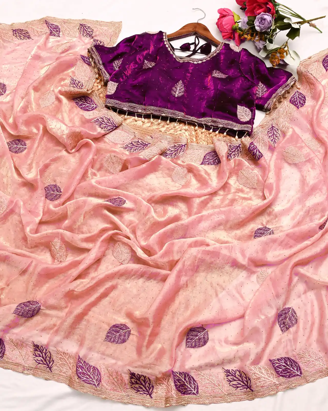 Peach Soft Fandy Silk Embroidery Lace Work Saree | Sarees, Bollywood Sarees, Creative Sarees, Designer Sarees, Embroidered Sarees, Ethnic Saree, Modern Digital sarees, Party Wear Sarees