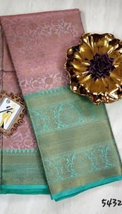 Peach Soft Lichi Silk All Over Saree | Sarees, Bollywood Sarees, Creative Sarees, Designer Sarees, Embroidered Sarees, Ethnic Saree, Modern Digital sarees, Party Wear Sarees