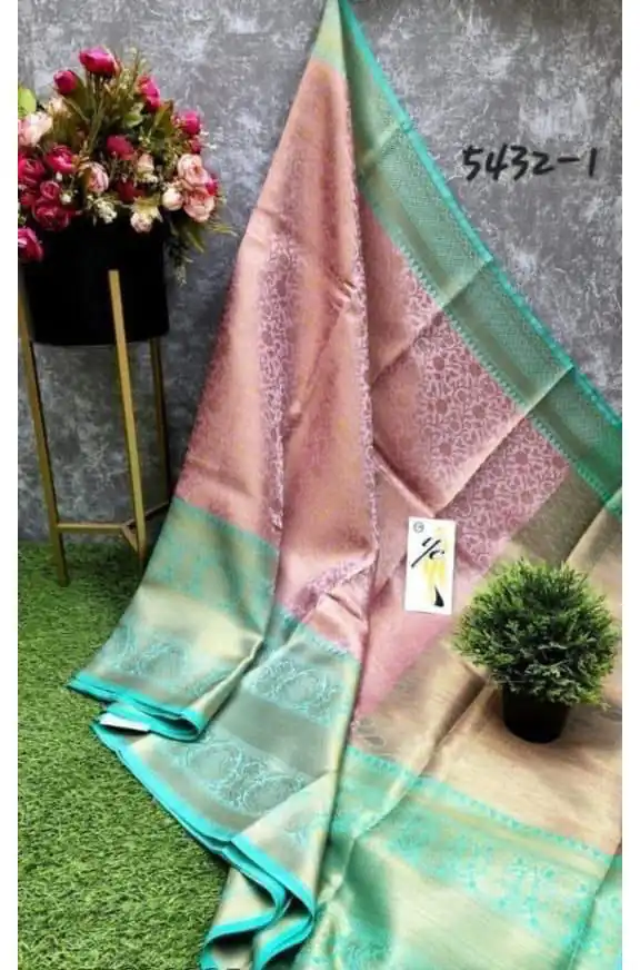 Peach Soft Lichi Silk All Over Saree | Sarees, Bollywood Sarees, Creative Sarees, Designer Sarees, Embroidered Sarees, Ethnic Saree, Modern Digital sarees, Party Wear Sarees