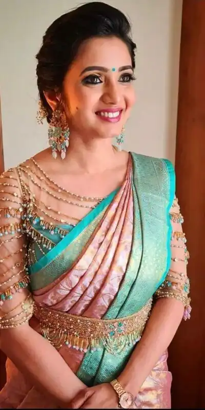 Peach Soft Lichi Silk All Over Saree | Sarees, Bollywood Sarees, Creative Sarees, Designer Sarees, Embroidered Sarees, Ethnic Saree, Modern Digital sarees, Party Wear Sarees