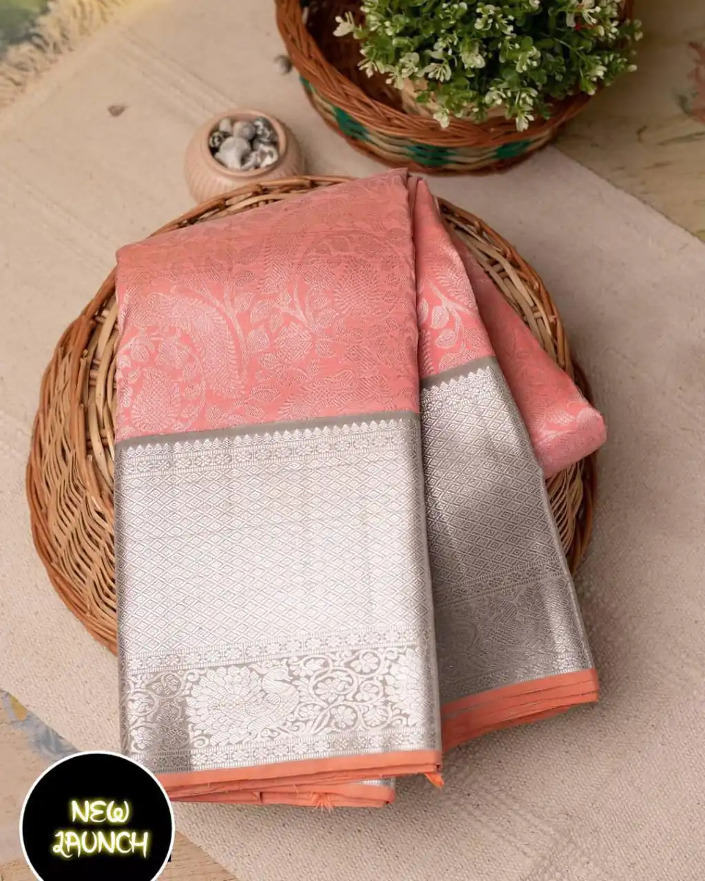 Peach Soft Lichi Silk Border Lace Work Saree | Sarees, Bollywood Sarees, Creative Sarees, Designer Sarees, Embroidered Sarees, Ethnic Saree, Modern Digital sarees, Party Wear Sarees