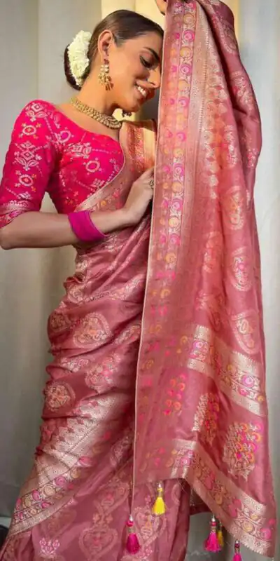 Peach Soft Litchi Silk Kubera Pattu On All Over Saree | Sarees, Bollywood Sarees, Creative Sarees, Designer Sarees, Embroidered Sarees, Ethnic Saree, Modern Digital sarees, Party Wear Sarees