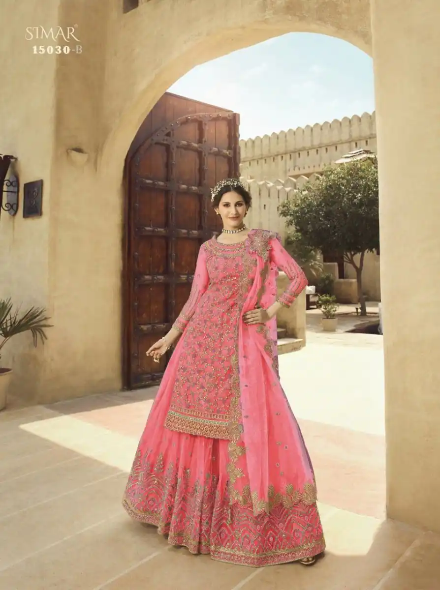 Peach Soft Net With Embroidery Work Salwar Suit | Jump Suits, Salwar suit, Casual Suits, Creative suits, Designer Suits, Palazzo Suits, Party Wear Suits, Patiala Suits, Straight Suits