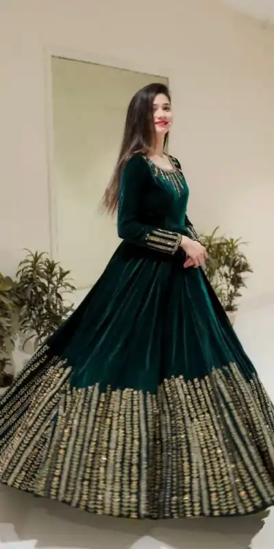 Peacock Blue Viscose Velvet Sequence Work Salwar Suit | Jump Suits, Salwar suit, Casual Suits, Creative suits, Designer Suits, Palazzo Suits, Party Wear Suits, Patiala Suits, Straight Suits