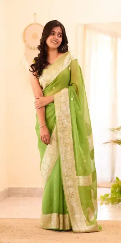 KPR 255 Light Green Soft Lilan Slab Saree Perfect for Wedding, Party, Lohri, Durga Puja, Pongal – . Get it for ₹1349. Delivery 4-6 Working Days. Shop now. | Sarees, Bollywood Sarees, Creative Sarees, Designer Sarees, Embroidered Sarees, Ethnic Saree, Modern Digital sarees, Party Wear Sarees