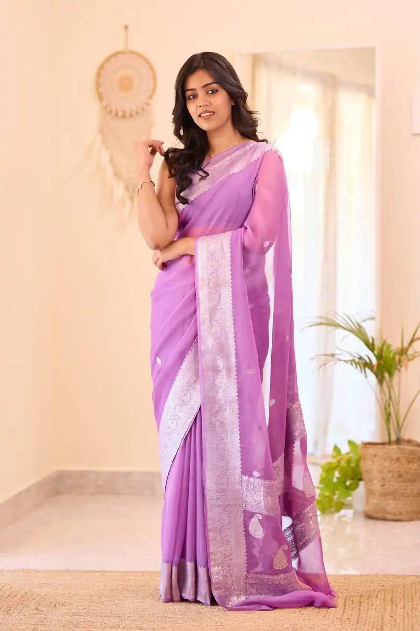 KPR 255 Purple Soft Lilan Slab Saree Perfect for Wedding, Party, Lohri, Durga Puja, Pongal – . Get it for ₹1349. Delivery 4-6 Working Days. Shop now. | Sarees, Bollywood Sarees, Creative Sarees, Designer Sarees, Embroidered Sarees, Ethnic Saree, Modern Digital sarees, Party Wear Sarees