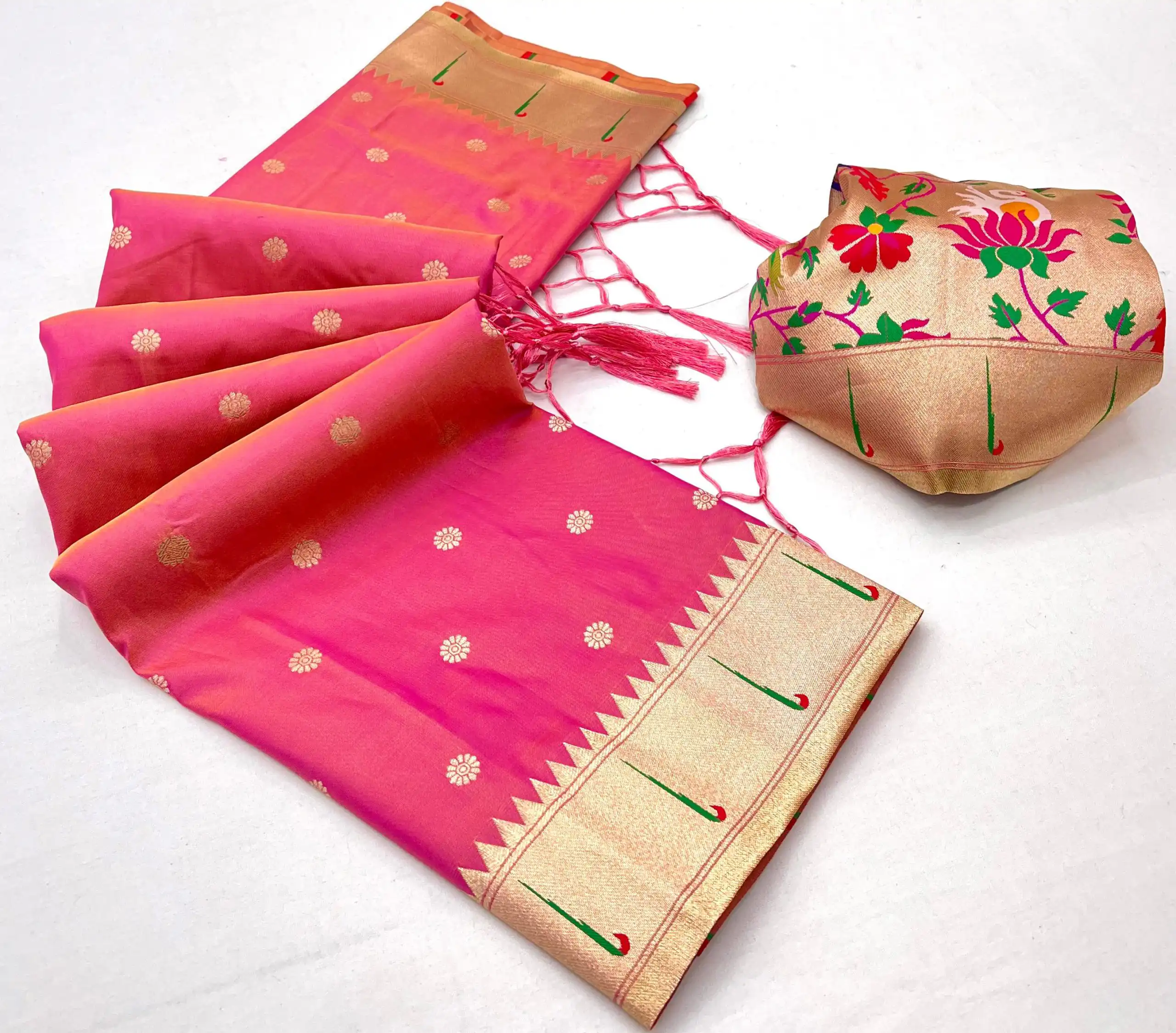 Pink A Pethani Silk Lace Zari Work Saree | Sarees, Bollywood Sarees, Creative Sarees, Designer Sarees, Embroidered Sarees, Ethnic Saree, Modern Digital sarees, Party Wear Sarees