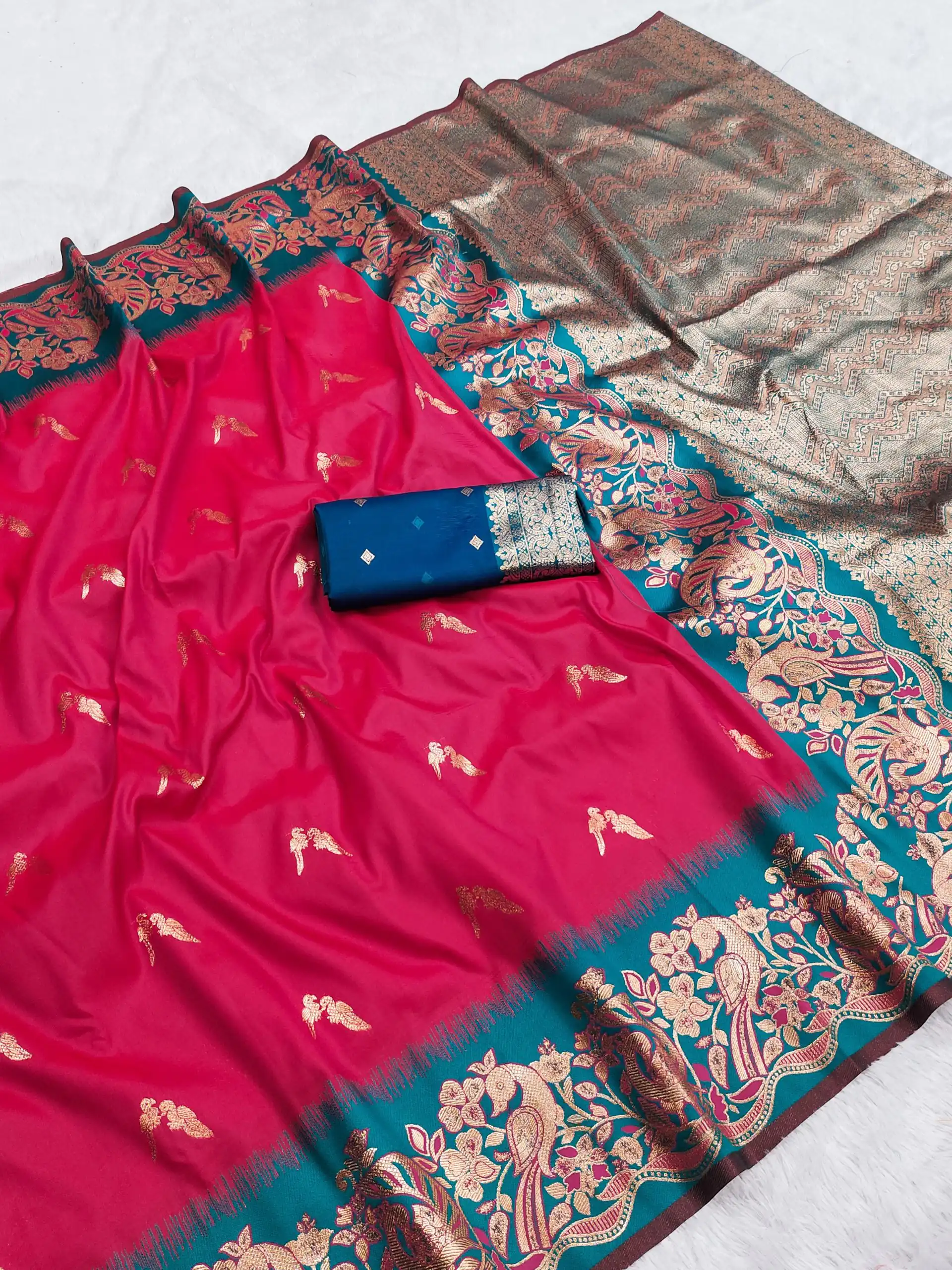 Pink Banarasi Silk Weaving Lace Zari Work Saree | Sarees, Bollywood Sarees, Creative Sarees, Designer Sarees, Embroidered Sarees, Ethnic Saree, Modern Digital sarees, Party Wear Sarees