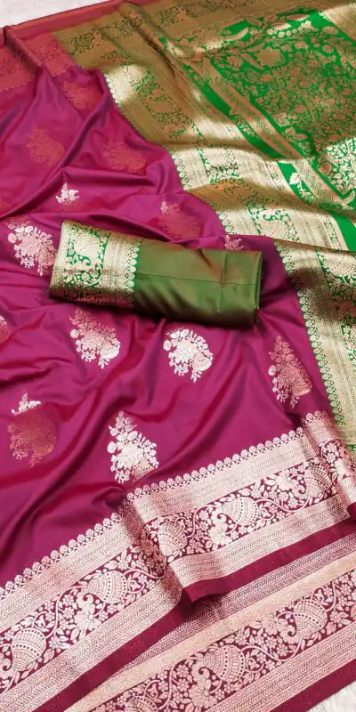 Pink Banarasi Silk Zari Lace Work All Over Saree | Sarees, Bollywood Sarees, Creative Sarees, Designer Sarees, Embroidered Sarees, Ethnic Saree, Modern Digital sarees, Party Wear Sarees