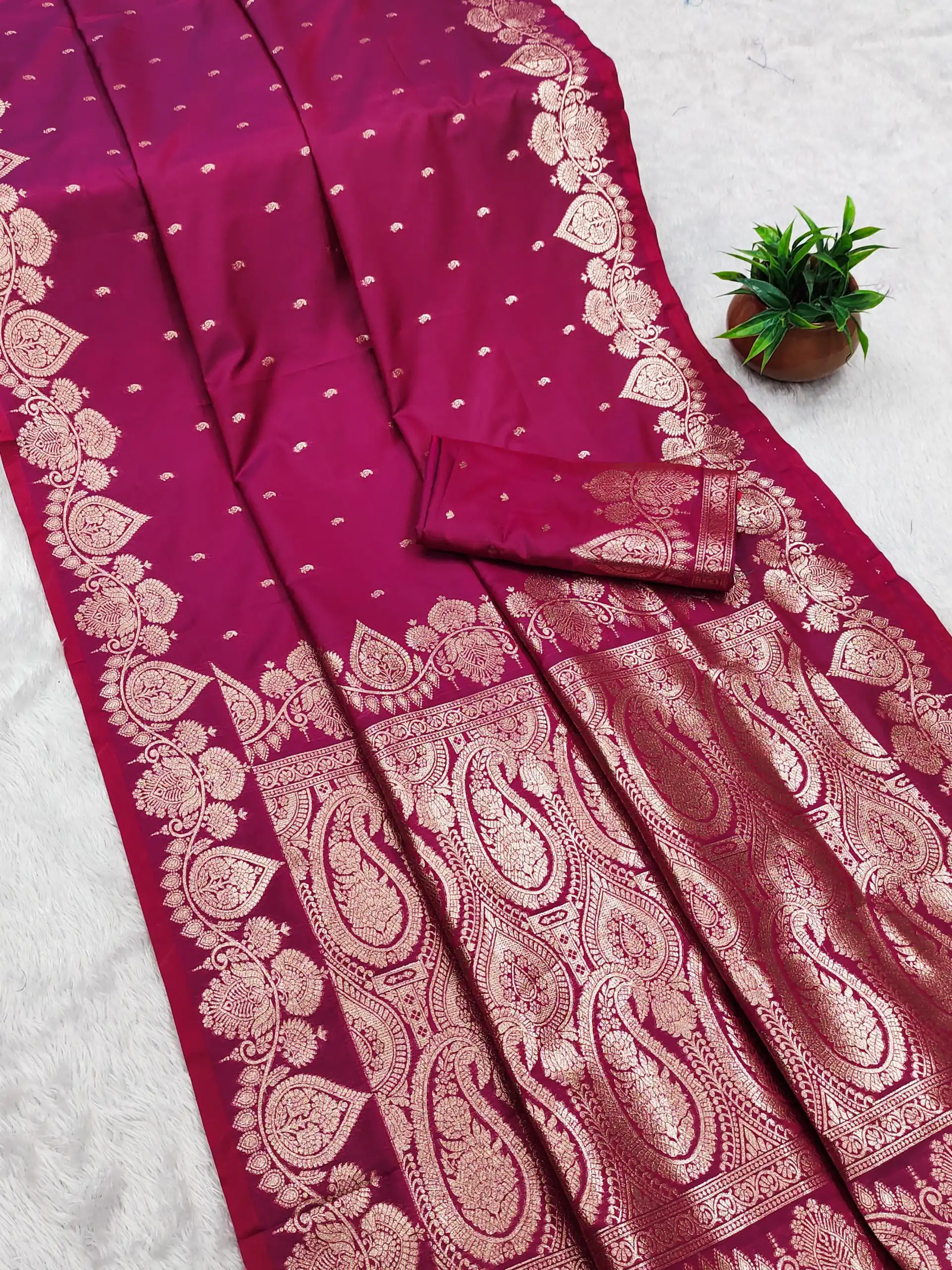 Pink Banarasi Silk Zari Work Saree | Sarees, Bollywood Sarees, Creative Sarees, Designer Sarees, Embroidered Sarees, Ethnic Saree, Modern Digital sarees, Party Wear Sarees