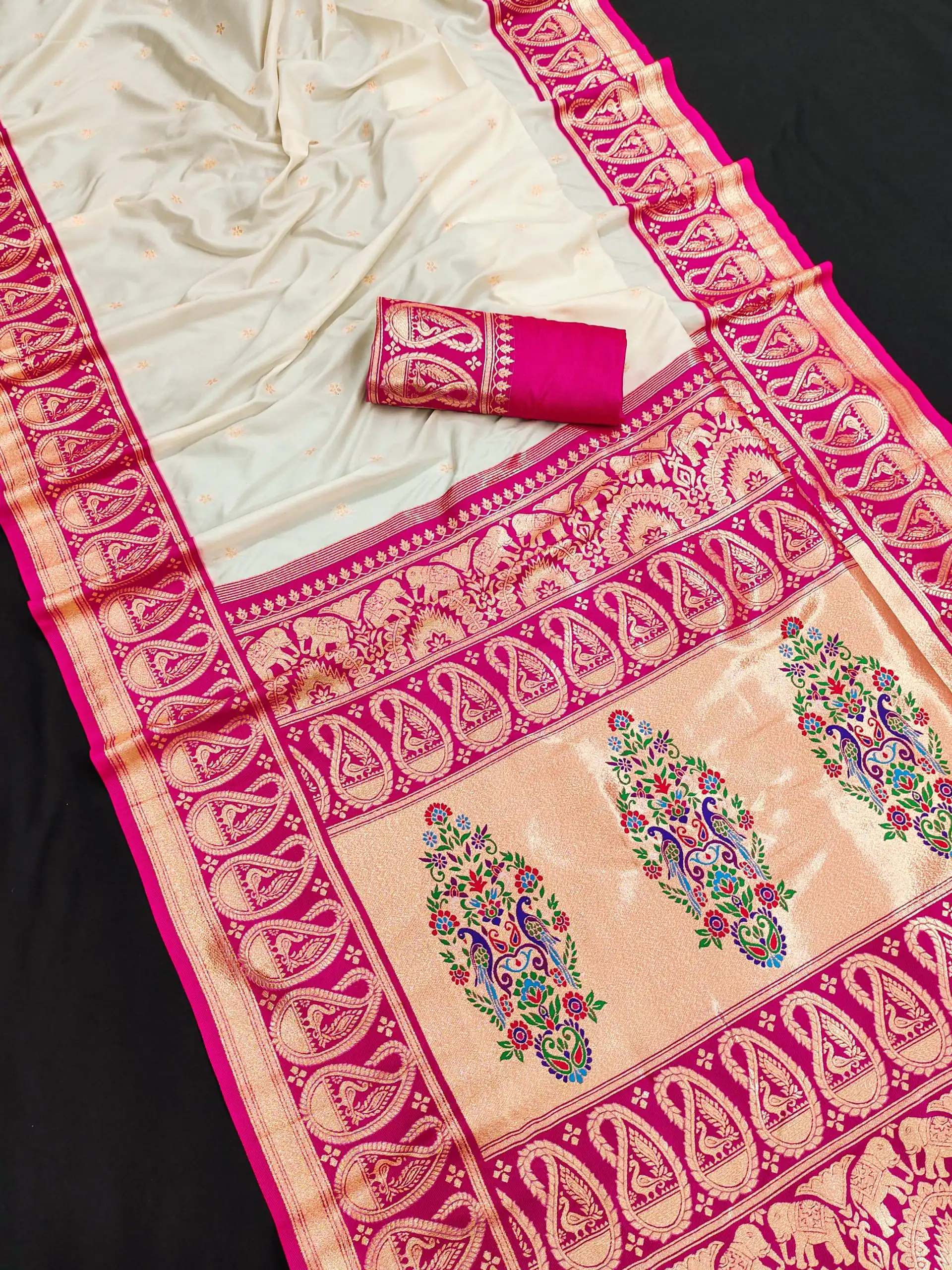 Pink Banarasi Zari Lace Work Saree | Sarees, Bollywood Sarees, Creative Sarees, Designer Sarees, Embroidered Sarees, Ethnic Saree, Modern Digital sarees, Party Wear Sarees