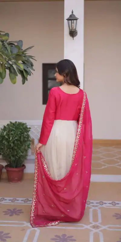 Pink Glass Roman Sequins Work Gown | Gowns, Bollywood Gowns, Creative Gowns, Designer Gowns, Embroidered Gowns, Party Wear Gowns