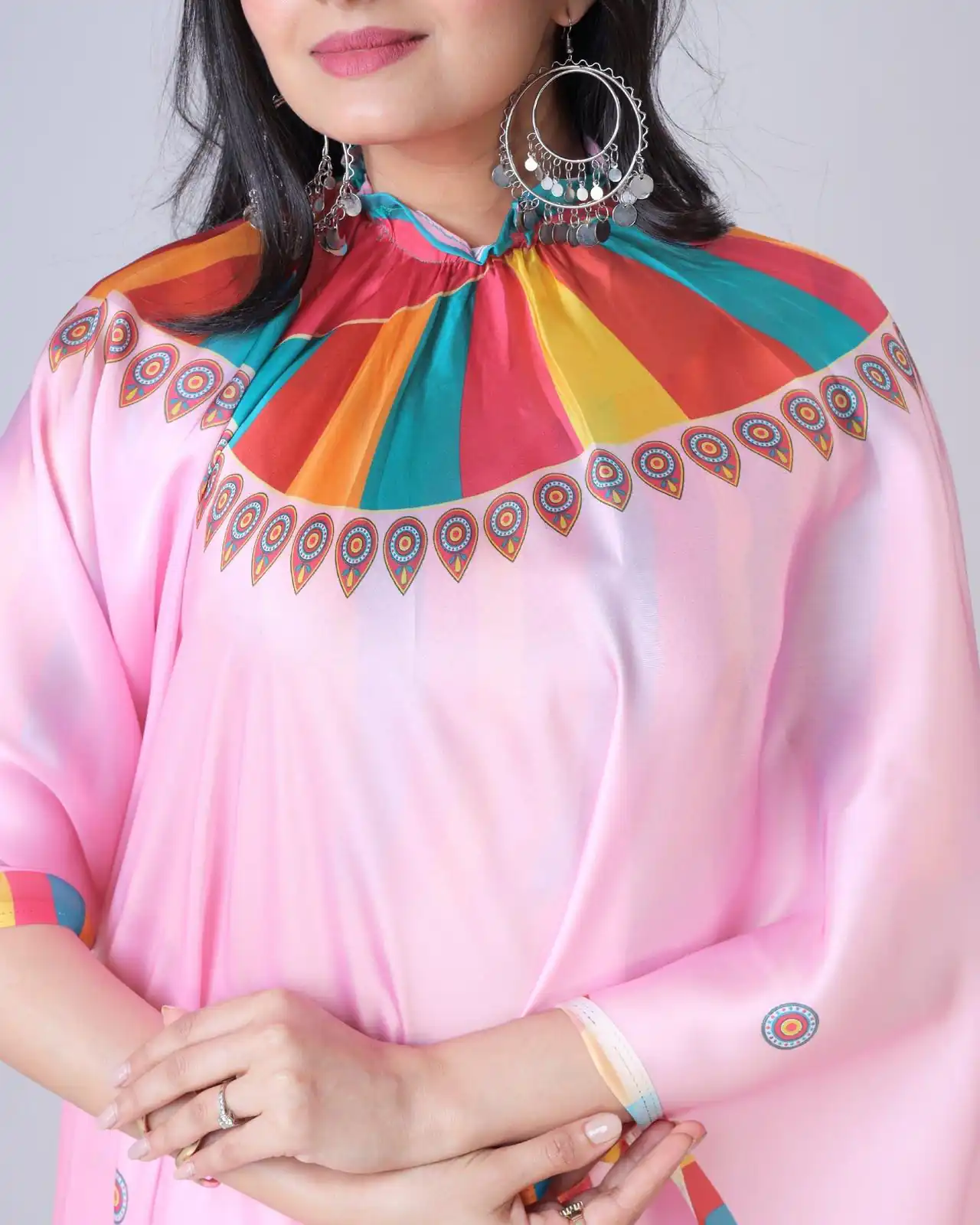 Pink Japan Satin Digital Print Work Saree | Sarees, Bollywood Sarees, Creative Sarees, Designer Sarees, Embroidered Sarees, Ethnic Saree, Modern Digital sarees, Party Wear Sarees