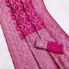 Pink Khaddi Pashmina Floral Print Zari Work Saree | Sarees, Bollywood Sarees, Creative Sarees, Designer Sarees, Embroidered Sarees, Ethnic Saree, Modern Digital sarees, Party Wear Sarees