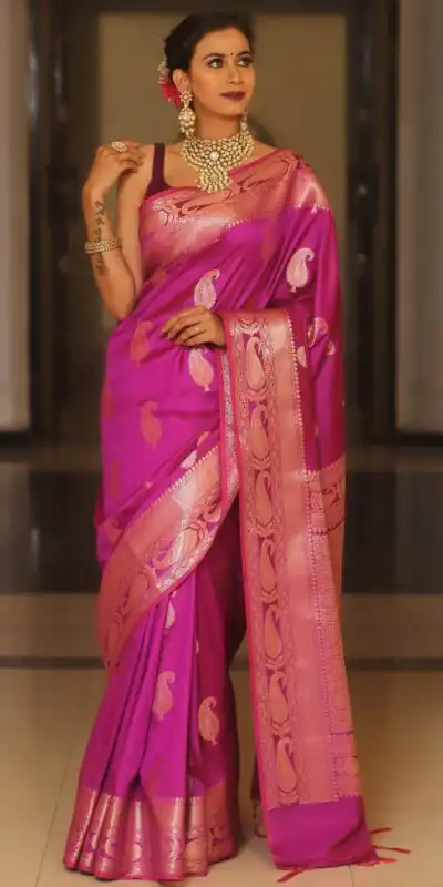Pink Lichi Silk Border Lace Work Saree | Sarees, Bollywood Sarees, Creative Sarees, Designer Sarees, Embroidered Sarees, Ethnic Saree, Modern Digital sarees, Party Wear Sarees