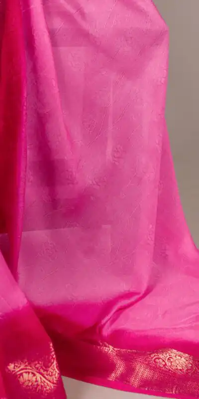 Pink Marsh Mello Zari Work Saree | Sarees, Bollywood Sarees, Creative Sarees, Designer Sarees, Embroidered Sarees, Ethnic Saree, Modern Digital sarees, Party Wear Sarees