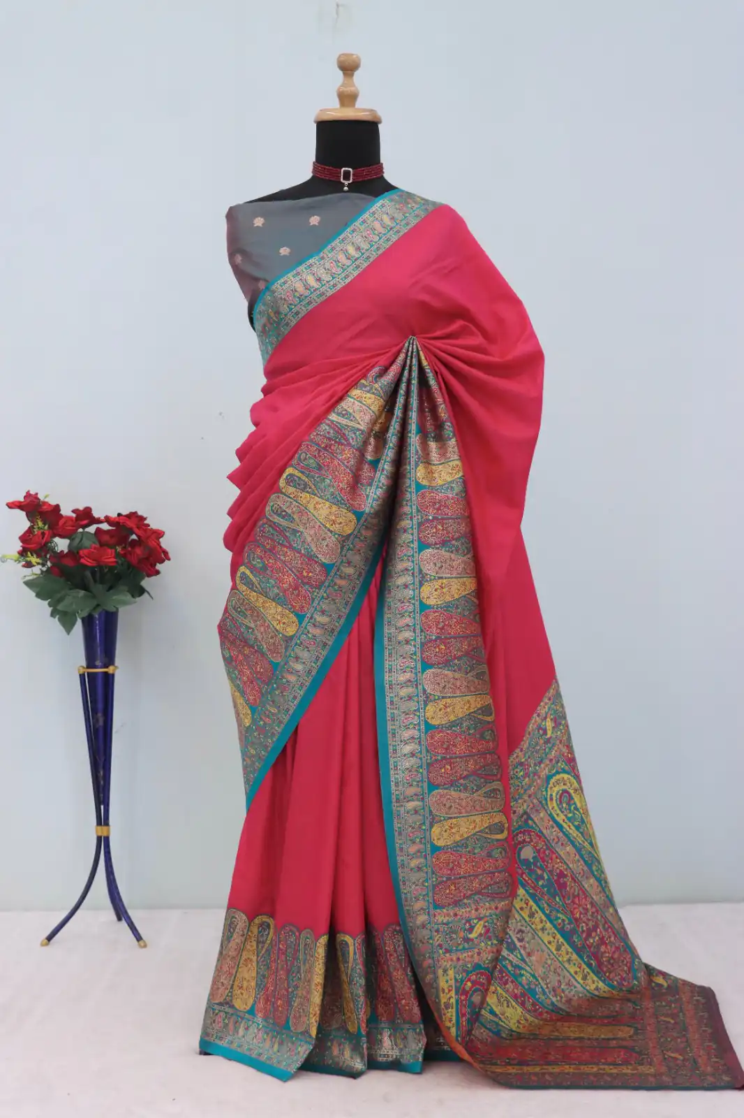 Pink Paithani Silk Woven Motifs Work Saree | Sarees, Bollywood Sarees, Creative Sarees, Designer Sarees, Embroidered Sarees, Ethnic Saree, Modern Digital sarees, Party Wear Sarees