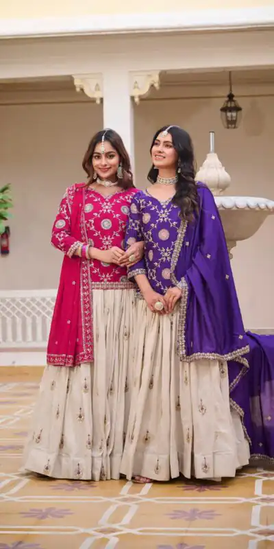 Pink Pure Chinon Embroidery Work Lehenga Choli | Lehenga, Bollywood Lehenga, Creative Lehenga, Designer Lehenga, Embroidered Lehenga, Party Wear Lehenga