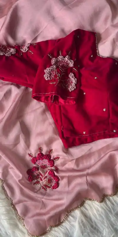 Pink Rangoli Silk Lace Resham Work Saree | Sarees, Bollywood Sarees, Creative Sarees, Designer Sarees, Embroidered Sarees, Ethnic Saree, Modern Digital sarees, Party Wear Sarees