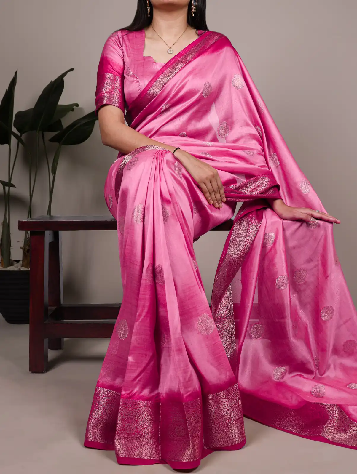Pink Rumali Silk Zari Work Saree | Sarees, Bollywood Sarees, Creative Sarees, Designer Sarees, Embroidered Sarees, Ethnic Saree, Modern Digital sarees, Party Wear Sarees