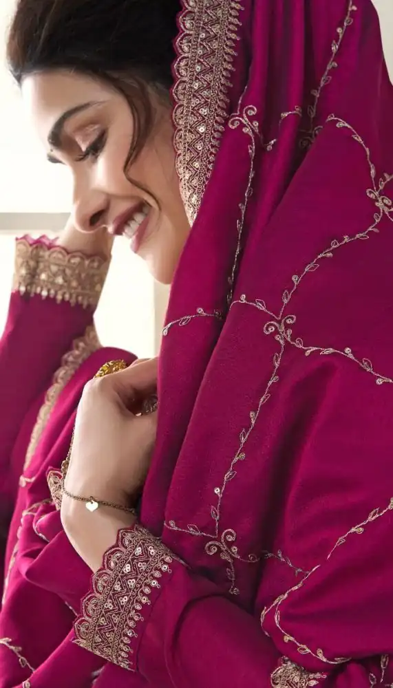 Pink Silk Georgette Embroidery Work Salwar Suit | Jump Suits, Salwar suit, Casual Suits, Creative suits, Designer Suits, Palazzo Suits, Party Wear Suits, Patiala Suits, Straight Suits