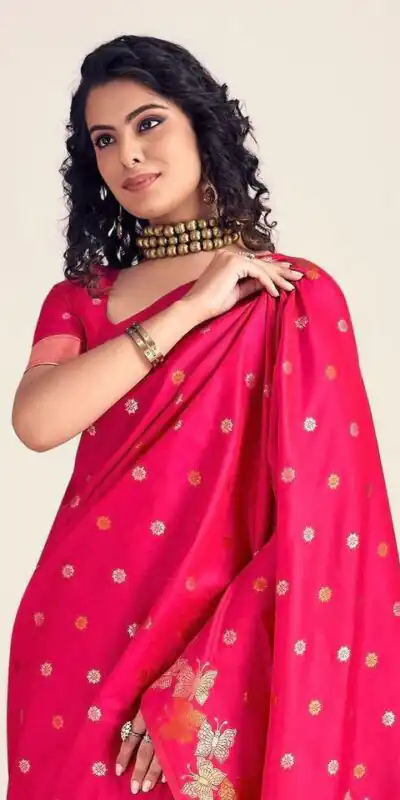 Pink Soft Lichi Silk Border Lace Work Saree | Sarees, Bollywood Sarees, Creative Sarees, Designer Sarees, Embroidered Sarees, Ethnic Saree, Modern Digital sarees, Party Wear Sarees