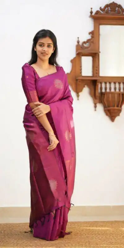 Pink Soft Lichi Silk Jacquard Saree | Sarees, Bollywood Sarees, Creative Sarees, Designer Sarees, Embroidered Sarees, Ethnic Saree, Modern Digital sarees, Party Wear Sarees