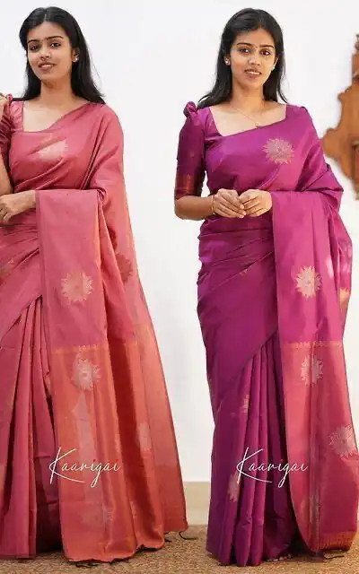 Pink Soft Lichi Silk Jacquard Saree | Sarees, Bollywood Sarees, Creative Sarees, Designer Sarees, Embroidered Sarees, Ethnic Saree, Modern Digital sarees, Party Wear Sarees