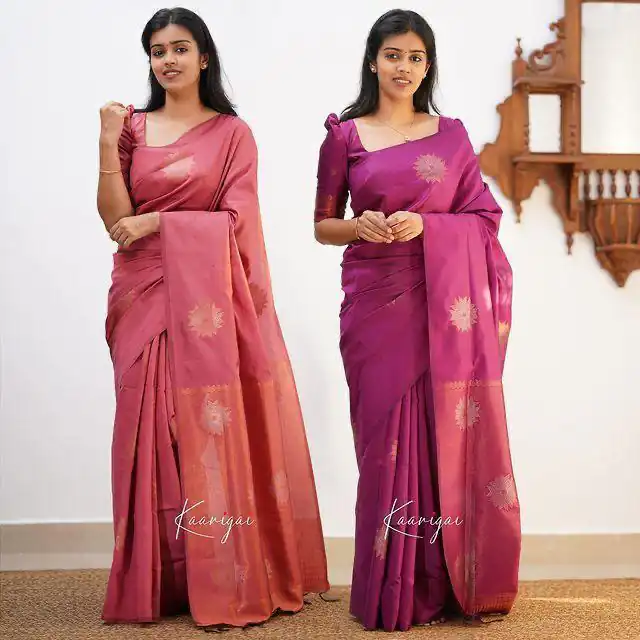 Pink Soft Lichi Silk Jacquard Saree | Sarees, Bollywood Sarees, Creative Sarees, Designer Sarees, Embroidered Sarees, Ethnic Saree, Modern Digital sarees, Party Wear Sarees