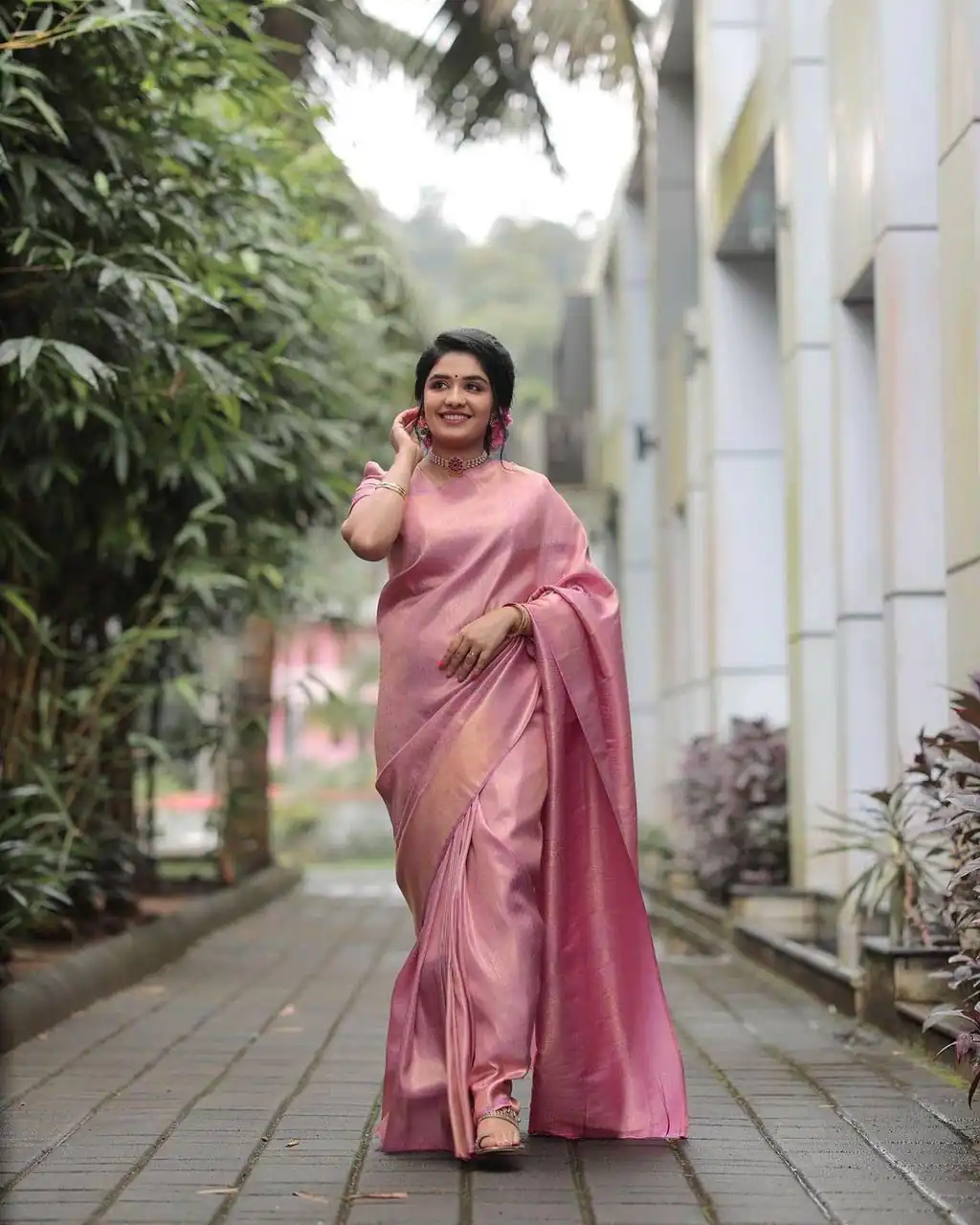Pink Soft Lichi Silk Rich Pallu On All Over Saree | Sarees, Bollywood Sarees, Creative Sarees, Designer Sarees, Embroidered Sarees, Ethnic Saree, Modern Digital sarees, Party Wear Sarees