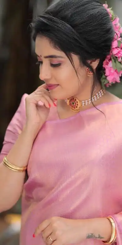 Pink Soft Lichi Silk Rich Pallu On All Over Saree | Sarees, Bollywood Sarees, Creative Sarees, Designer Sarees, Embroidered Sarees, Ethnic Saree, Modern Digital sarees, Party Wear Sarees