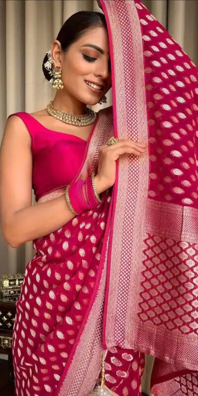 Pink Soft Lichi Silk Rich Pallu Work Saree | Sarees, Bollywood Sarees, Creative Sarees, Designer Sarees, Embroidered Sarees, Ethnic Saree, Modern Digital sarees, Party Wear Sarees