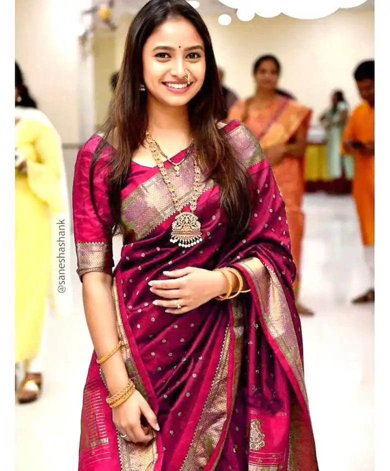 Pink Soft Lichi Silk With Lace Work Saree | Sarees, Bollywood Sarees, Creative Sarees, Designer Sarees, Embroidered Sarees, Ethnic Saree, Modern Digital sarees, Party Wear Sarees