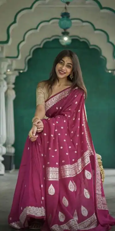 Pink Soft Lilan Slab Weaving Work Saree | Sarees, Bollywood Sarees, Creative Sarees, Designer Sarees, Embroidered Sarees, Ethnic Saree, Modern Digital sarees, Party Wear Sarees