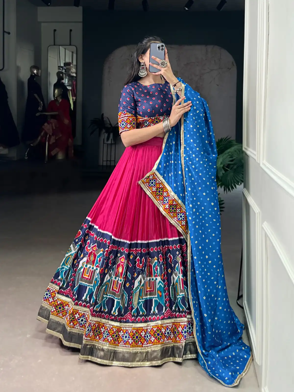 Pink Tasar Silk With Gamthi Work Lehenga Choli | Lehenga, Bollywood Lehenga, Creative Lehenga, Designer Lehenga, Embroidered Lehenga, Party Wear Lehenga