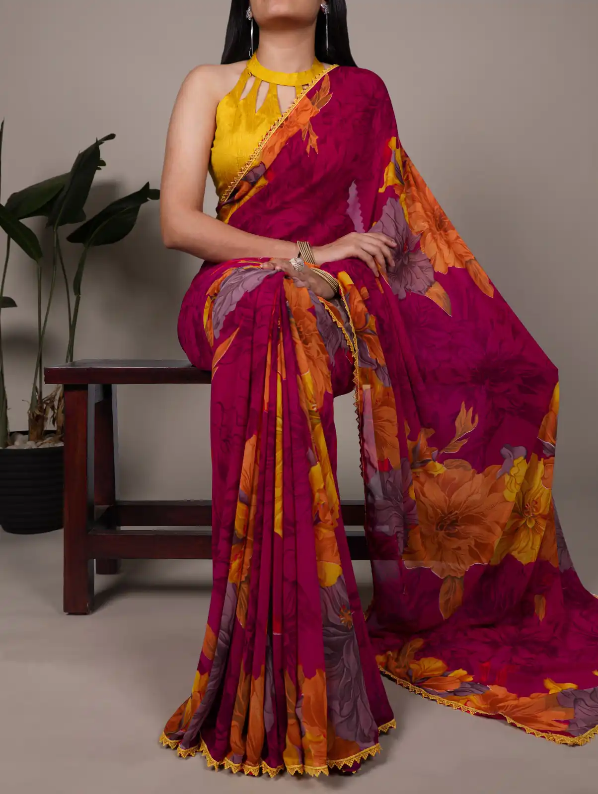 Pink Weightless Marbal Lace Border Work  Saree | Sarees, Bollywood Sarees, Creative Sarees, Designer Sarees, Embroidered Sarees, Ethnic Saree, Modern Digital sarees, Party Wear Sarees