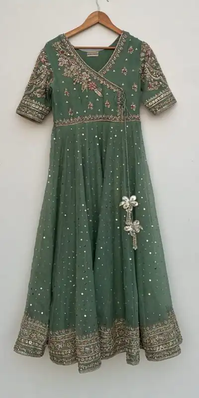 Pista Chinon Lace Embroidery Work Gown | Gowns, Bollywood Gowns, Creative Gowns, Designer Gowns, Embroidered Gowns, Party Wear Gowns