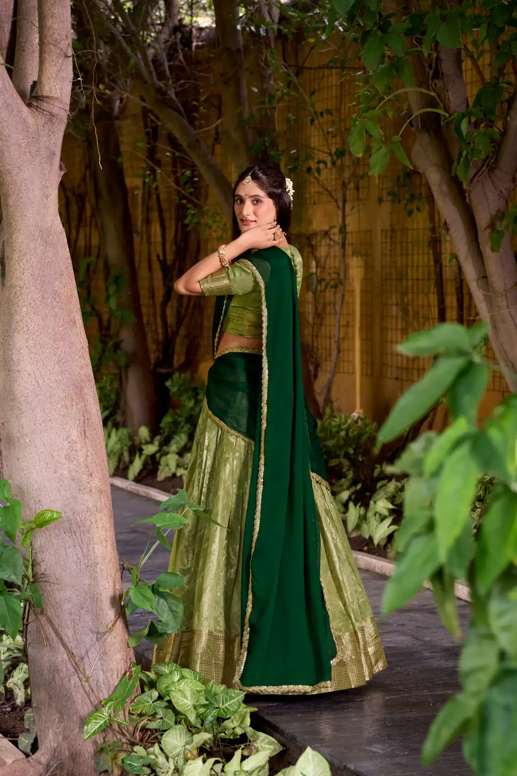 Pista Dupion Silk Zari Work Lehenga Choli | Lehenga, Bollywood Lehenga, Creative Lehenga, Designer Lehenga, Embroidered Lehenga, Party Wear Lehenga